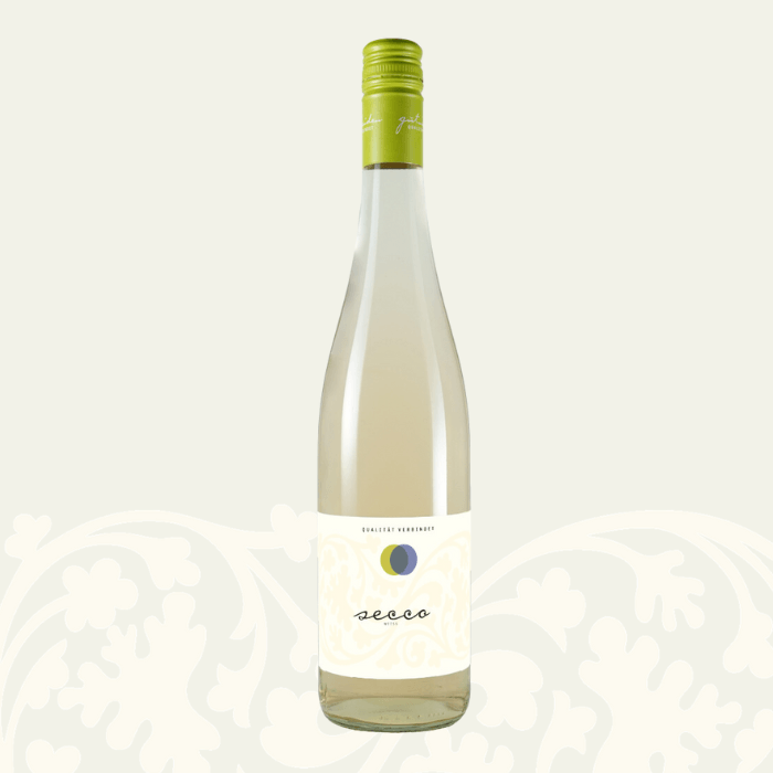 Gut Von Beiden Secco Weis  Tysk Sekt  Mousserende  økologisk  Pfalz Tyskland