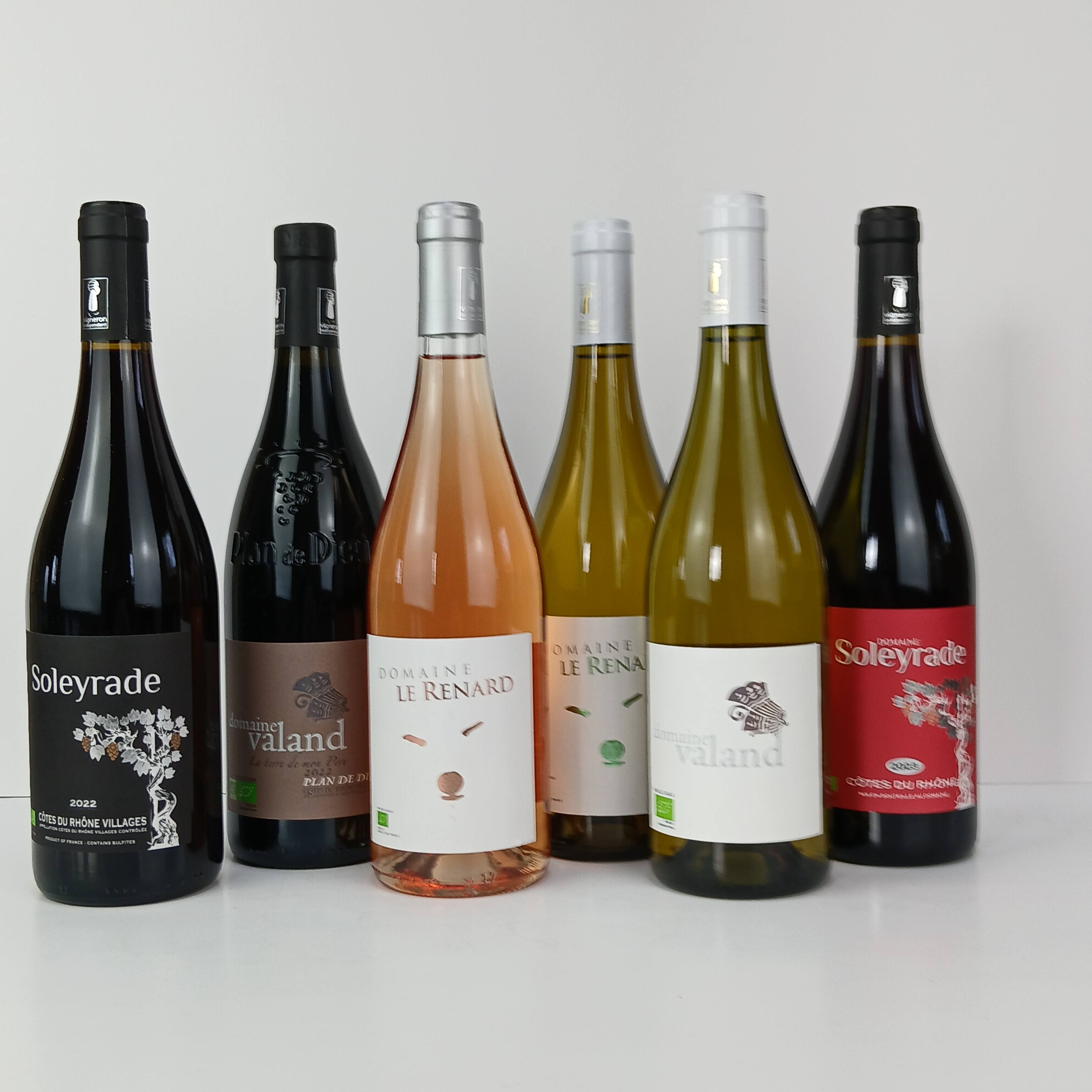 Rhône Smagskasse   økologiske Franske Klasse Vine